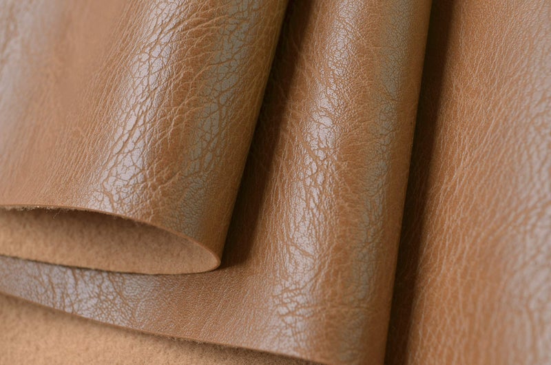 Wento Thick 2 Yard Faux Leather Soft Skin Grain PU Fabric for Furniture Cover  Reupholster Sofa Chairs  Cushions  Vinyl Upholstery (2 Yards  Camel Tan) - Image 2
